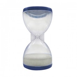 AMPULHETA 2,0 Min. (110 a 130 Seg.) - 3,5x6,7 cm - TAMPA AZUL