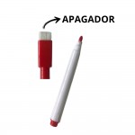 CANETA APAGÁVEL - VERMELHA