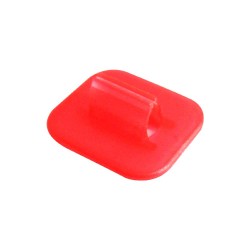 CARD STAND QUADRADO - VERMELHO TRANSLÚCIDO