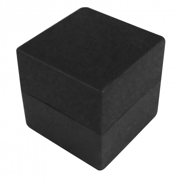 CUBO LISO PLÁSTICO OCO PRETO - 35x35x35 mm