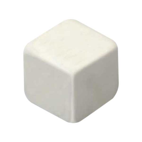 CUBO LISO RESINA BRANCO - 20x20X20 mm