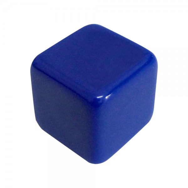 CUBO LISO RESINA AZUL - 20x20X20 mm