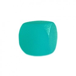 DADO / CUBO LISO PLÁSTICO TRANSLÚCIDO VERDE - 16x16x16 mm