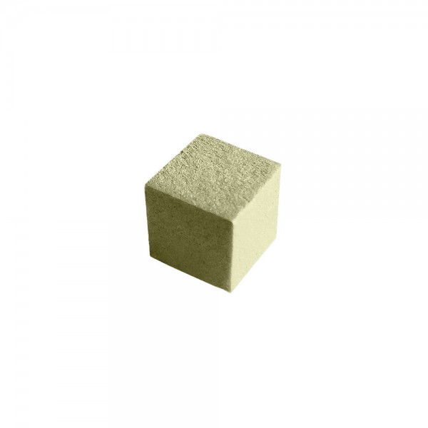 CUBO LISO MADEIRA BEGE - 9x9x9 mm