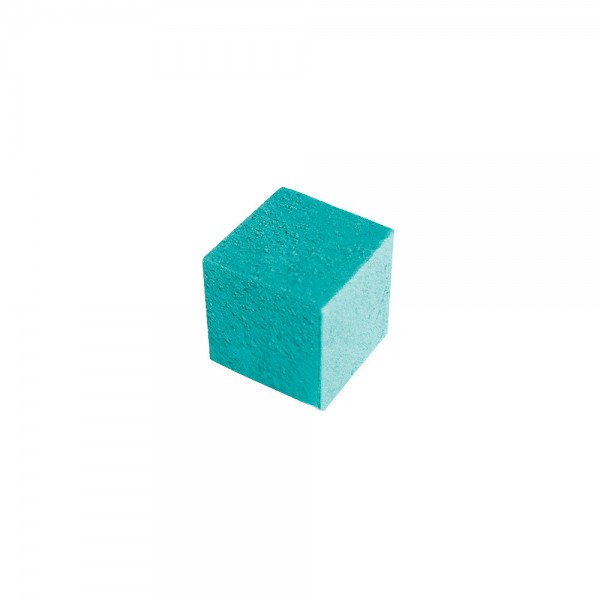 CUBO LISO MADEIRA AZUL PACÍFICO - 9x9x9 mm