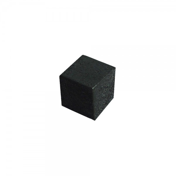 CUBO LISO MADEIRA PRETO - 9x9x9 mm