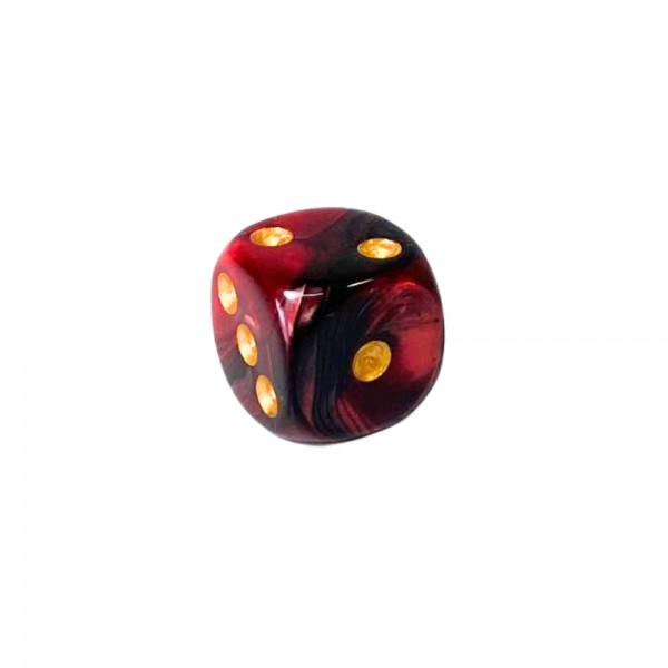 DADO 6 LADOS PEROLIZADO MARSALA- 16x16x16 mm