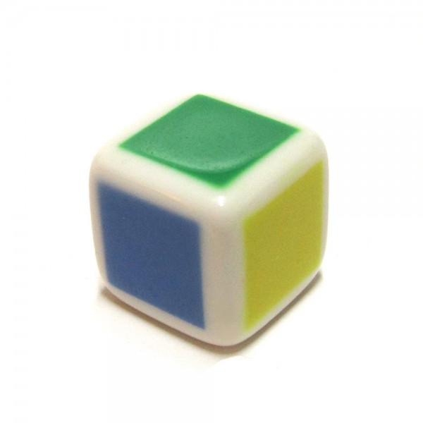 DADO 6 LADOS COLORIDO - 16x16x16 mm