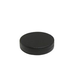 FICHA PLÁSTICO FECHADO PRETO - 20x04 mm