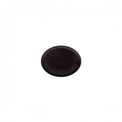 FICHA PLÁSTICO PRETA - 15 mm