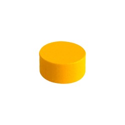 FICHA MADEIRA AMARELO - 15x6 mm
