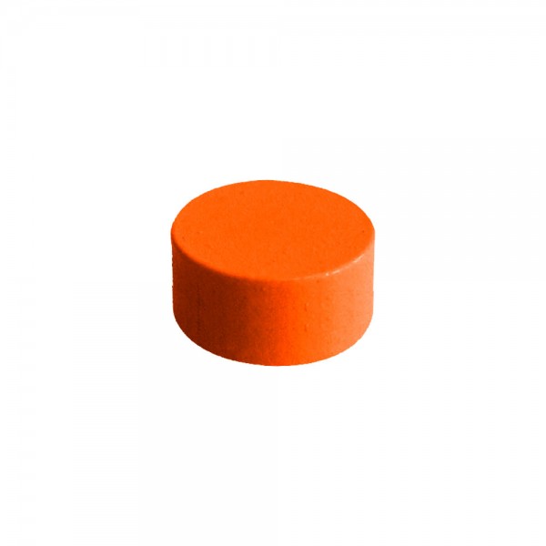 FICHA MADEIRA LARANJA - 15x6 mm