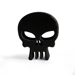 CAVEIRA (mod.2) PRETA 15x19x6 mm