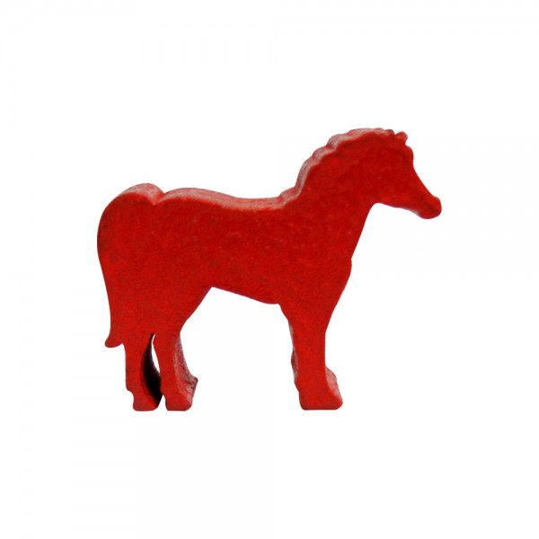 CAVALO VERMELHO - 34x28x9 mm