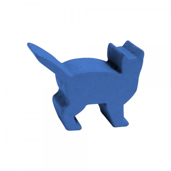 GATO (mod.3) AZUL - 25x19x9 mm