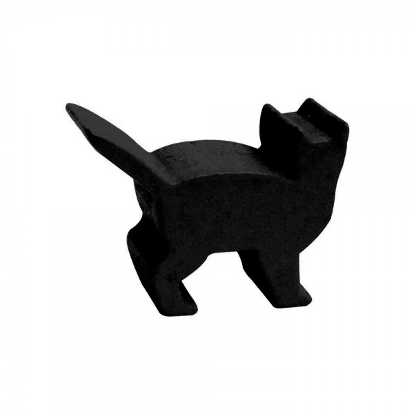 GATO (mod.3) PRETO - 25x19x9 mm