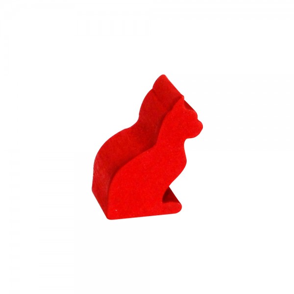 GATO (mod.1) VERMELHO -  13x20x9 mm