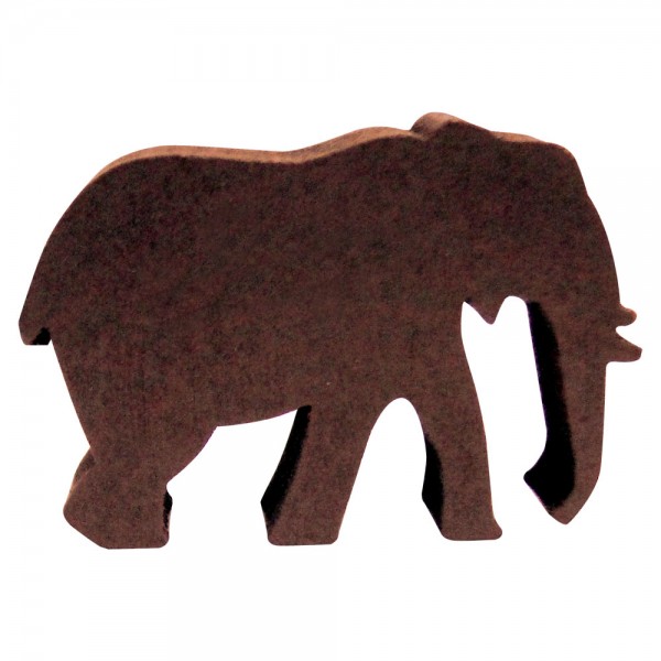 ELEFANTE MARROM - 39x26x9 mm