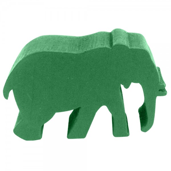 ELEFANTE VERDE CLARO - 39x26x9 mm