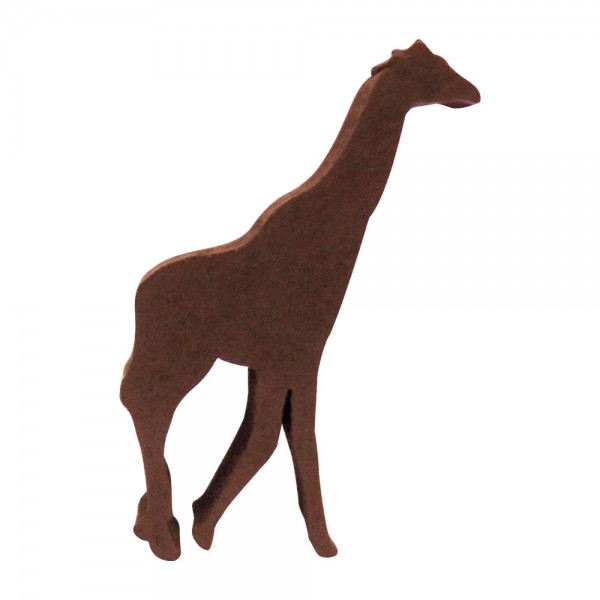 GIRAFA MARROM - 23x35x9 mm