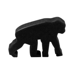 MACACO MADEIRA PRETO - 40x30x9 mm