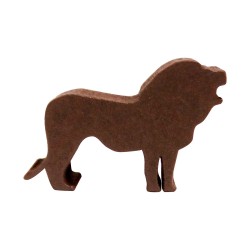 LEÃO MARROM - 30x22x9 mm