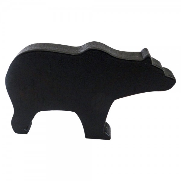 URSO MADEIRA PRETO - 55x35x9 mm