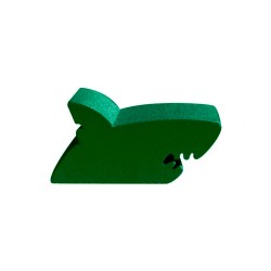 TUBARÃO VERDE ESCURO M - 26x12x9 mm