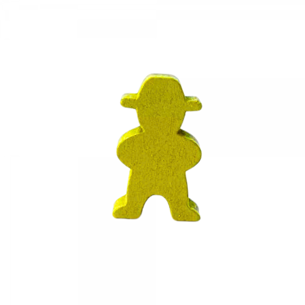 MEEPLE COWBOY AMARELO - 20x12x6 mm