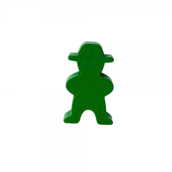 MEEPLE COWBOY VERDE - 20x12x6 mm
