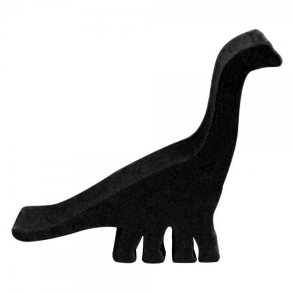 DINOSSAURO DIPLODOCUS PRETO - 32x28x9 mm