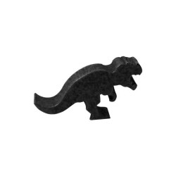 DINOSSAURO T-REX PRETO - 33x17x9 mm