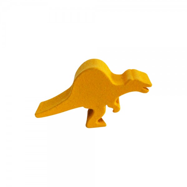 DINOSSAURO ALOSSAURO AMARELO- 33x17x9 mm