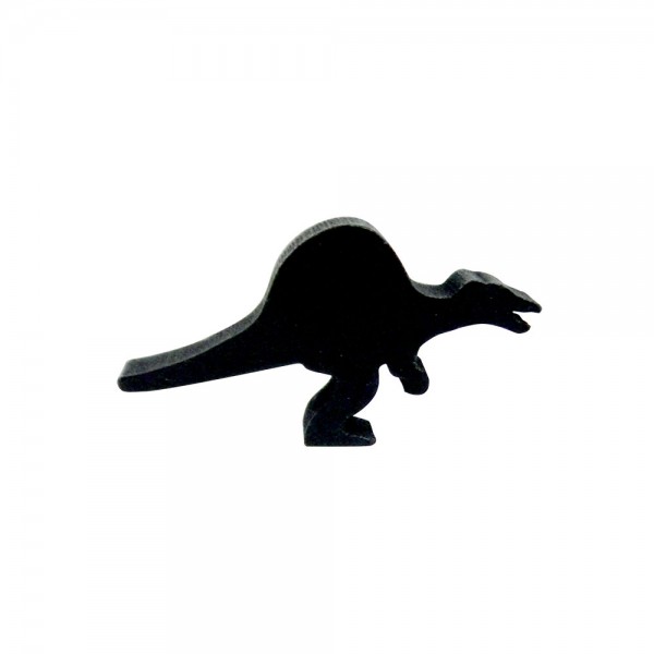 DINOSSAURO ALOSSAURO PRETO - 33x17x9 mm