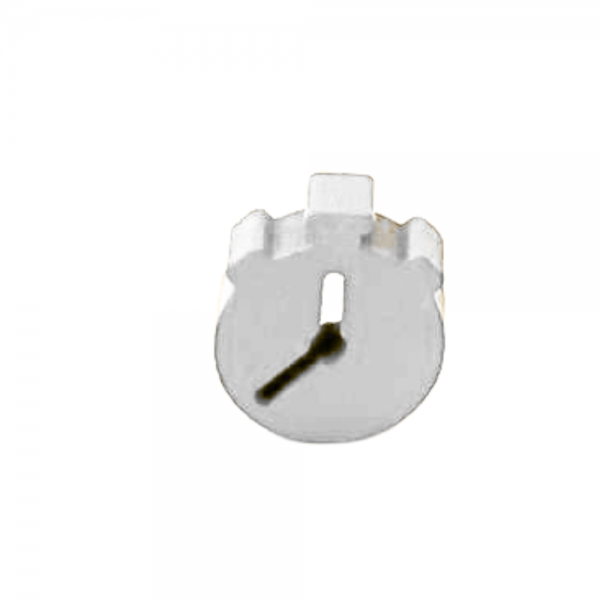 RELÓGIO MADEIRA BRANCO - 20x17x6 mm