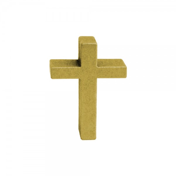 CRUZ DOURADA - 14x19x6 mm
