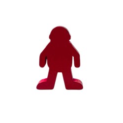MEEPLE ASTRONAUTA VERMELHO - 34x25x6mm