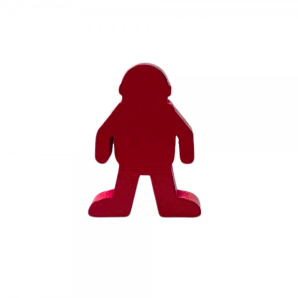 MEEPLE ASTRONAUTA VERMELHO - 34x25x6mm