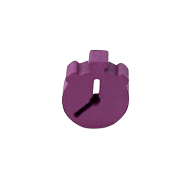 RELÓGIO MADEIRA ROXO - 20x17x6 mm