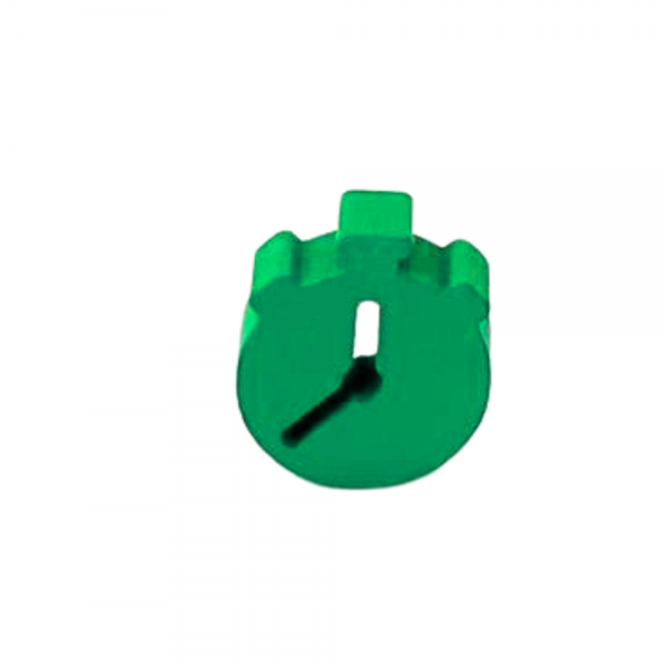 RELÓGIO MADEIRA VERDE - 20x17x6 mm