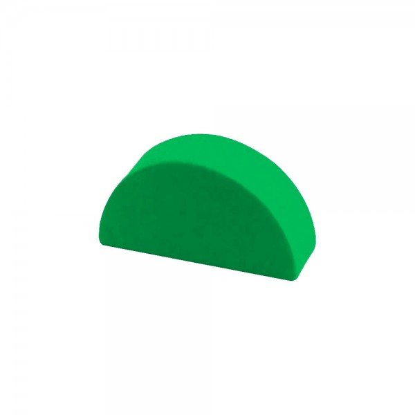 MEIA BOLA VERDE CLARO - 19x9x6 mm