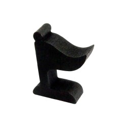 BANDEIRA (MOD.3) PRETA - 20x15x6 mm