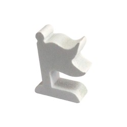 BANDEIRA (MOD.2) BRANCA - 20x15x6 mm