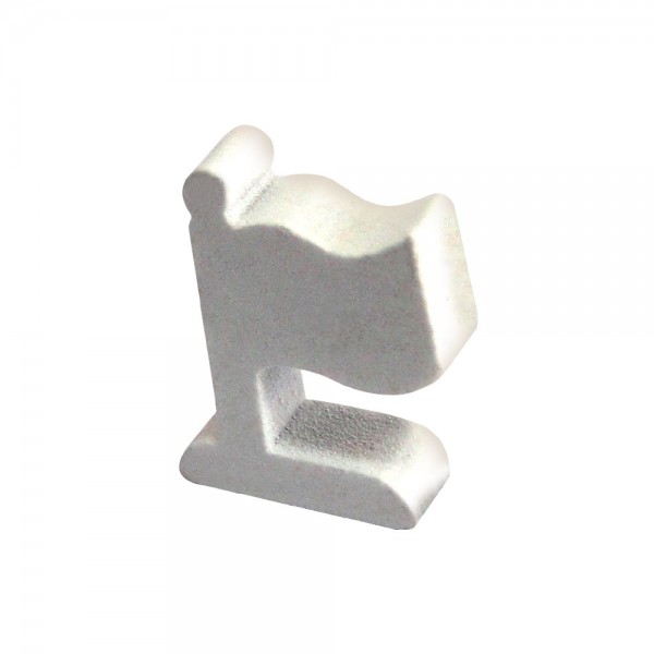 BANDEIRA (MOD.1) BRANCA - 20x15x6 mm