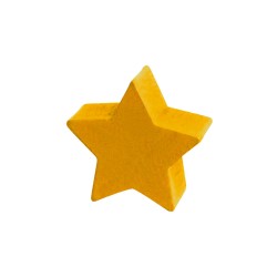 ESTRELA AMARELA - 16x16x6 mm
