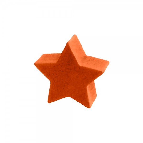 ESTRELA LARANJA - 16x16x6 mm