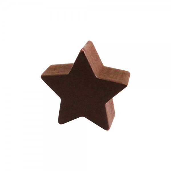 ESTRELA MARROM - 16x16x6 mm