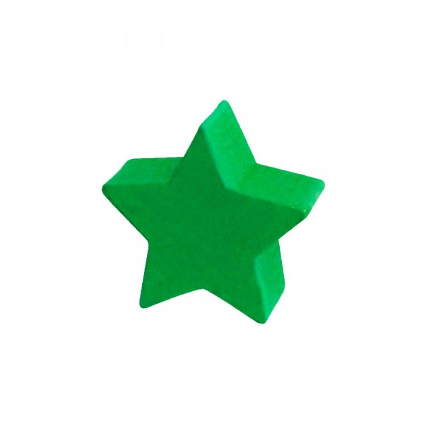 ESTRELA VERDE CLARO - 16x16x6 mm