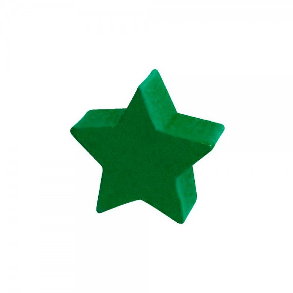 ESTRELA VERDE ESCURO - 16x16x6 mm