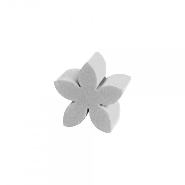 FLOR (MOD.1) BRANCA - 10x20x6 mm